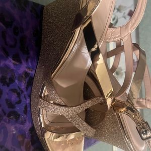 Rose Gold wedges